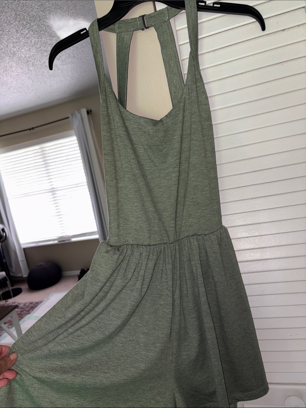 Halara buckle neck EZPZ romper